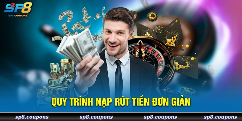 Quy trình rút tiền đơn giản